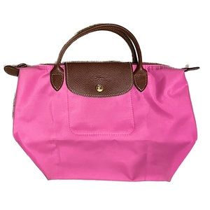 Pink Longchamp Shoulder Tote